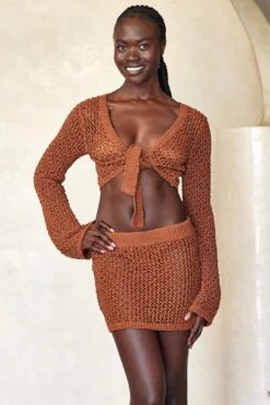 Wailea Top - Bronze Diamond Crochet -Sunny Tide Shop 10 d0cf2e73 b13d 49de ac3f 0a7ebb406b60