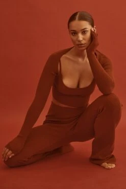 Beverly Hills Knitwear Top - Copper Rib -Sunny Tide Shop 1 0c1bd02a 844e 4b82 ba58 8e4504d7b43a