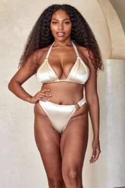 Morocco Top - Champagne Shiny Jersey -Sunny Tide Shop 1 194eec48 ba92 4d61 b194 d16c8202f0e4