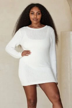 Bermuda Dress - White -Sunny Tide Shop 1 3f04167d 78e1 4eb3 a66f 4b2a28af5a28