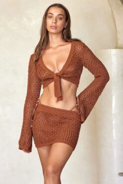 Venice Skirt - Bronze Diamond Crochet 16 Venice Skirt - Bronze Diamond Crochet -Sunny Tide Shop 1 e63a65ae 7387 4f88 8655 2592383bb567