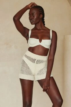 Acapulco Short - Ivory Petit Crochet -Sunny Tide Shop 1 eb97c695 6302 4f43 8443 c65a068a09cb