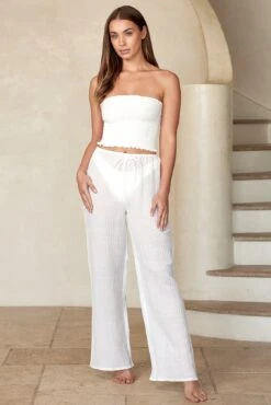 Rio Top - Ivory Crinkle Linen 7 Rio Top - Ivory Crinkle Linen -Sunny Tide Shop 1 ed4568b3 0c1e 46c7 b931 6cdf7db5d18f