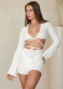 Santa Cruz Short - Ivory Crinkle -Sunny Tide Shop 2 2eba087c ad1e 457f b497 f2e0e658d161