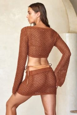 Wailea Top - Bronze Diamond Crochet -Sunny Tide Shop 2 63135e80 c80c 44eb 8fac c36ac477914e