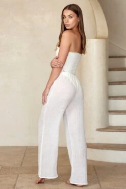 Belize Pant - Ivory Crinkle Linen 8 Belize Pant - Ivory Crinkle Linen -Sunny Tide Shop 2 671e128f 9e47 478a aafd 18fda79e2821