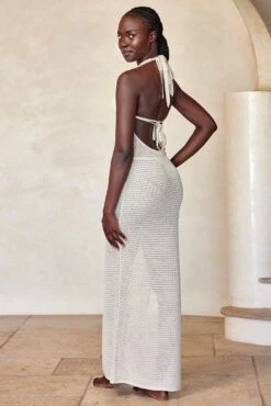 Catania Dress - Champagne Lurex Lace Crochet -Sunny Tide Shop 2 77f4969b d44e 441b b295 0c11c7234cec