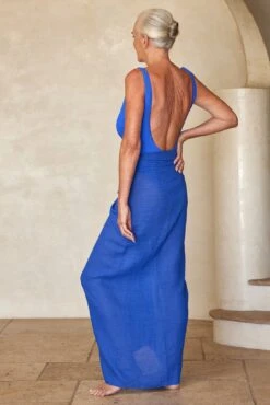 St. Tropez Sarong - Cobalt Crinkle Linen 14 St. Tropez Sarong - Cobalt Crinkle Linen -Sunny Tide Shop 2 7ad5eee0 f0a2 455e ba16 ef7a89358d17