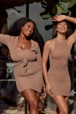 Kokomo Dress - Husk Crinkle -Sunny Tide Shop 2 cab4566b 1297 4822 ba21 35e60de7d7ee