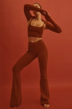 Beverly Hills Knitwear Top - Copper Rib -Sunny Tide Shop 3 716edfa5 f139 4bfc 8379 0f87883b9900