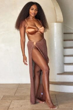 Palermo Skirt - Bronze Lurex Lace Crochet -Sunny Tide Shop 3 ff507d1d a957 4550 b41a 8d72c60f41db