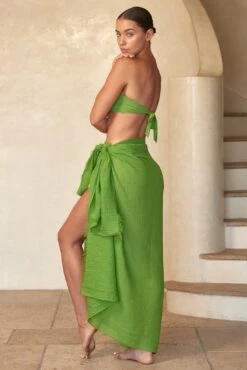 St. Tropez Sarong - Cypress Crinkle Linen -Sunny Tide Shop 5 8bc620aa 9000 4a69 a2b1 39ee3bfb8c2b