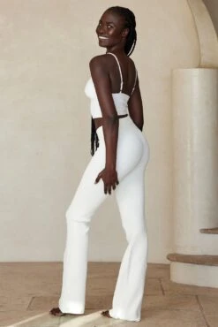 Beverly Hills Knitwear Top - White Rib -Sunny Tide Shop 5 98d27106 f95a 48c7 884f 998c65161a0e