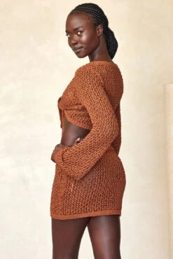 Wailea Top - Bronze Diamond Crochet -Sunny Tide Shop 7 2ebab051 7f87 4141 b4bf bab951823037