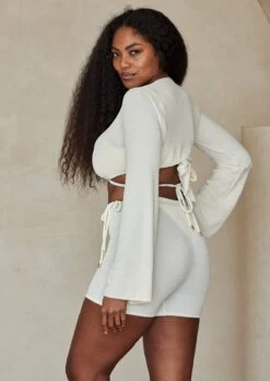 Santa Cruz Short - Ivory Crinkle -Sunny Tide Shop 7 e08b47f6 611b 4382 aba5 d8f5616c8149