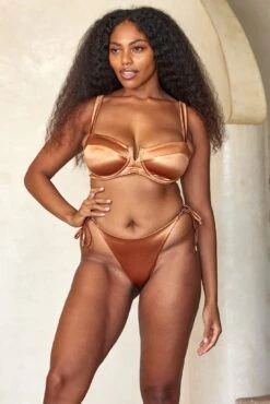 Palma Bottom - Bronze Shiny Jersey -Sunny Tide Shop 9 2694a3fb 6e98 4662 8cff c7c49a7d3ea1