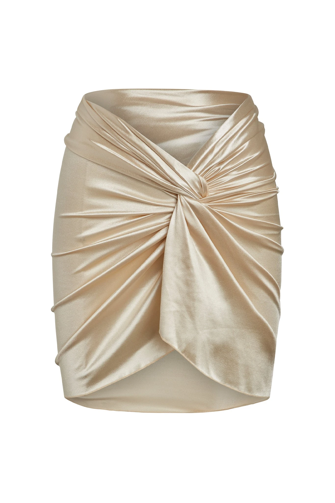 Andros Mini Sarong - Champagne Shiny Jersey 1 Andros Mini Sarong - Champagne Shiny Jersey
