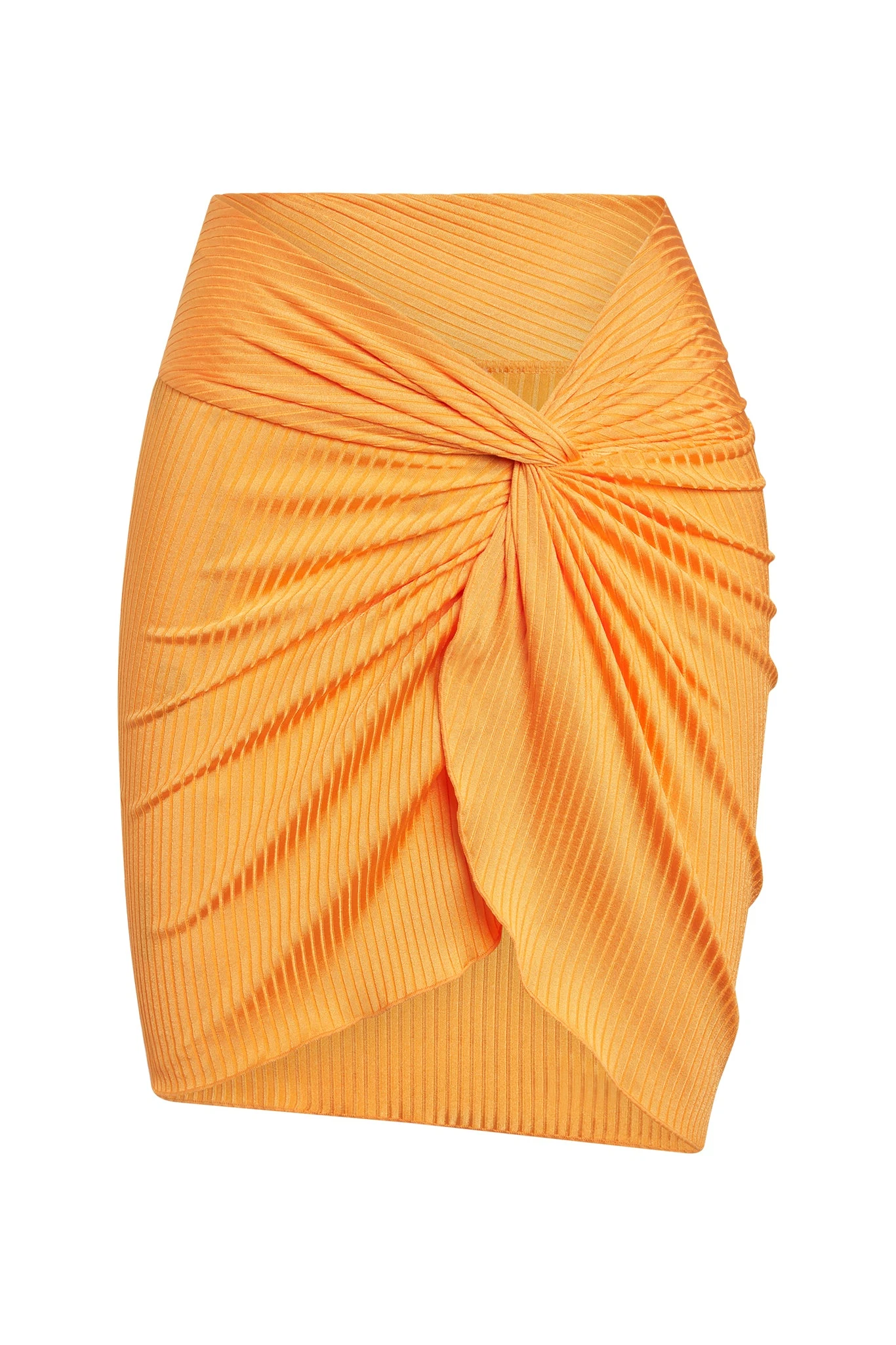 Andros Mini Sarong - Clementine Wide Rib 1 Andros Mini Sarong - Clementine Wide Rib