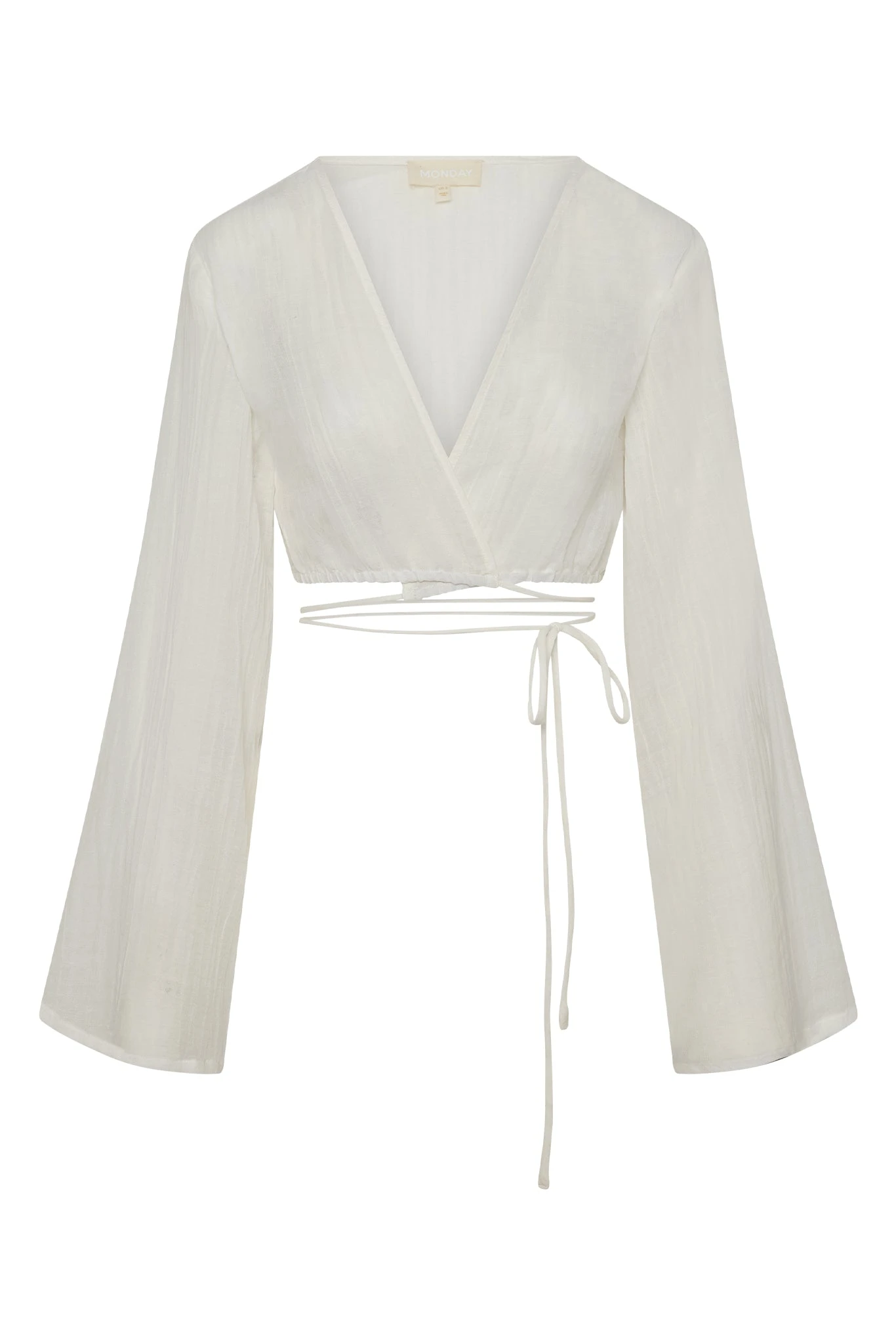 Azores Top - Ivory Crinkle Linen 1 Azores Top - Ivory Crinkle Linen