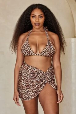 Andros Mini Sarong - Marbled Jaguar -Sunny Tide Shop Andros Mini Sarong Marbled Jaguar 4