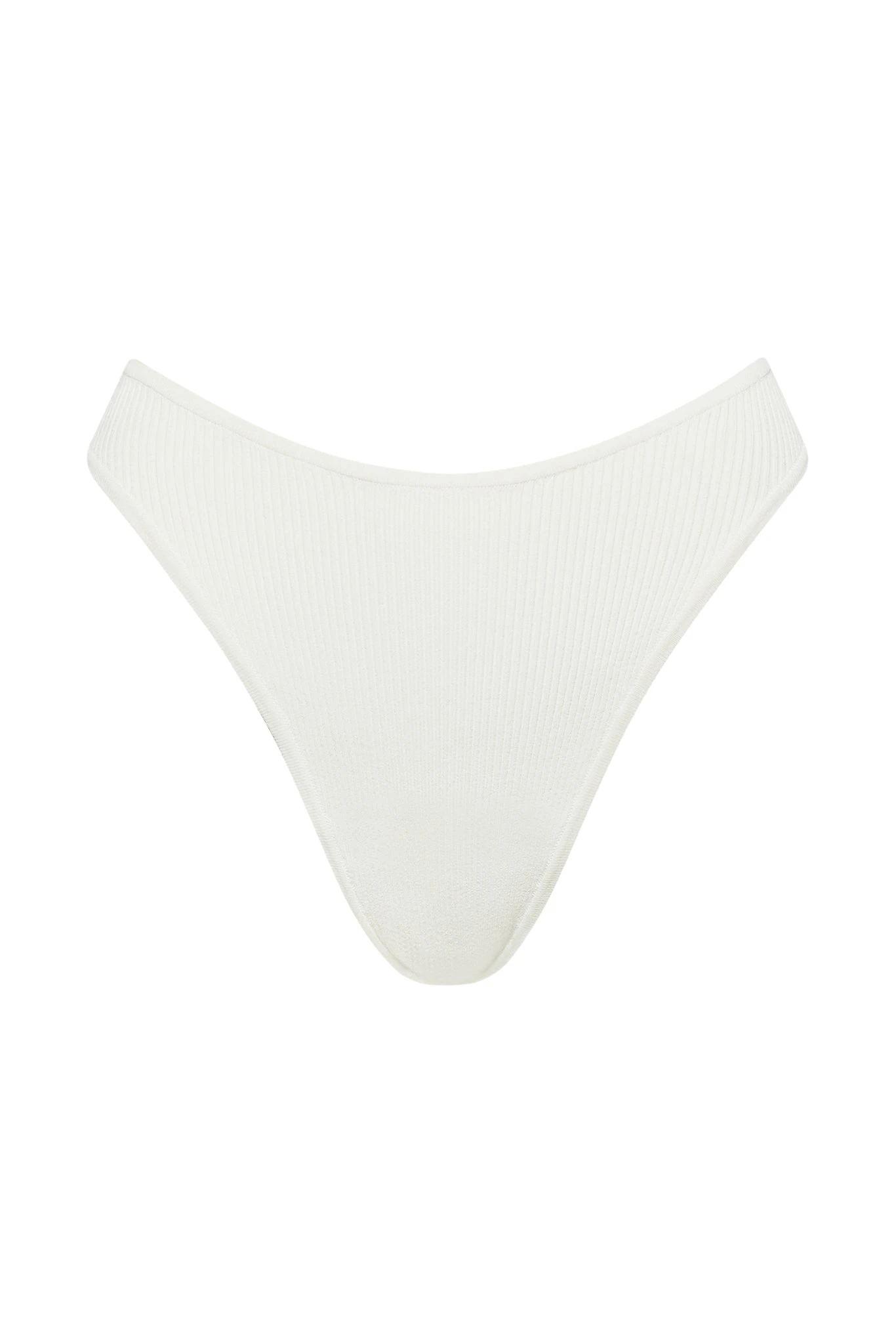 Bel Air Knitwear Bottom - White Rib 1 Bel Air Knitwear Bottom - White Rib