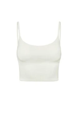 Beverly Hills Knitwear Top - White Rib