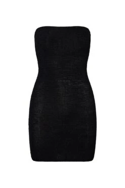 Bimini Dress - Black Crinkle