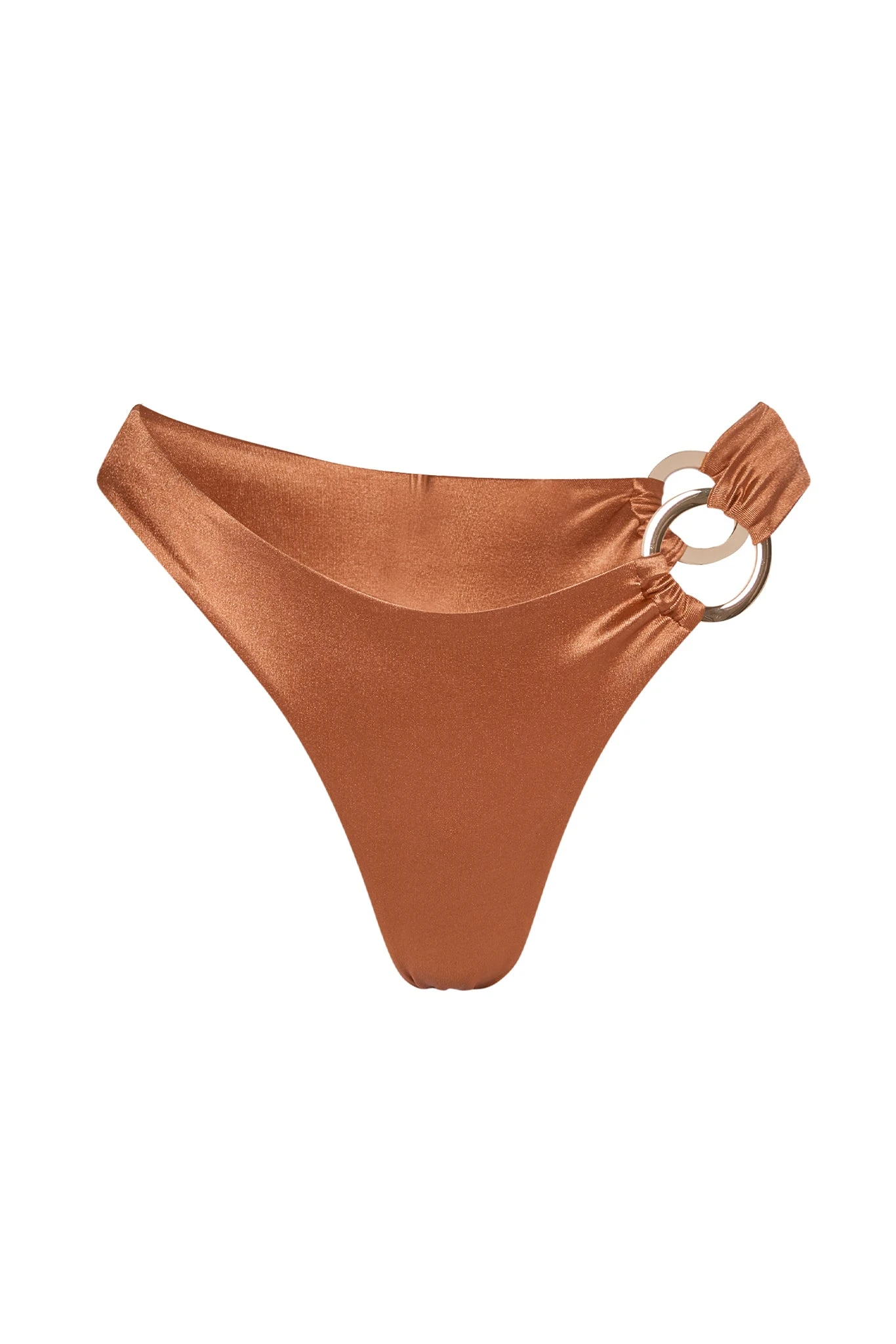 Bronte Bottom - Bronze Shiny Jersey 1 Bronte Bottom - Bronze Shiny Jersey