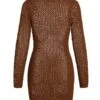 Bermuda Dress - Bronze Diamond Crochet