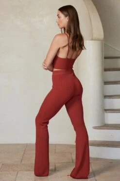 Beverly Hills Knitwear Top - Copper Rib -Sunny Tide Shop Beverly Hills Knitwear Top 2