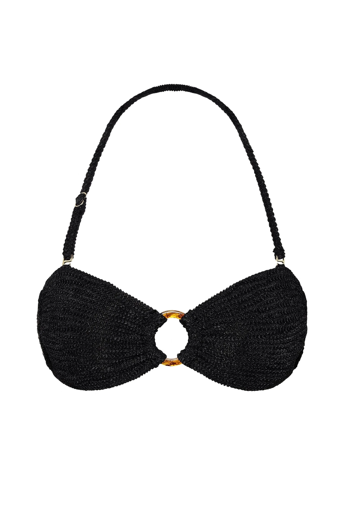 Costa Rica Top - Black Crinkle 1 Costa Rica Top - Black Crinkle