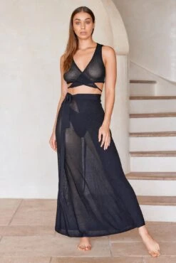 Florence Top - Black 10 Florence Top - Black -Sunny Tide Shop Florence Top Black 3