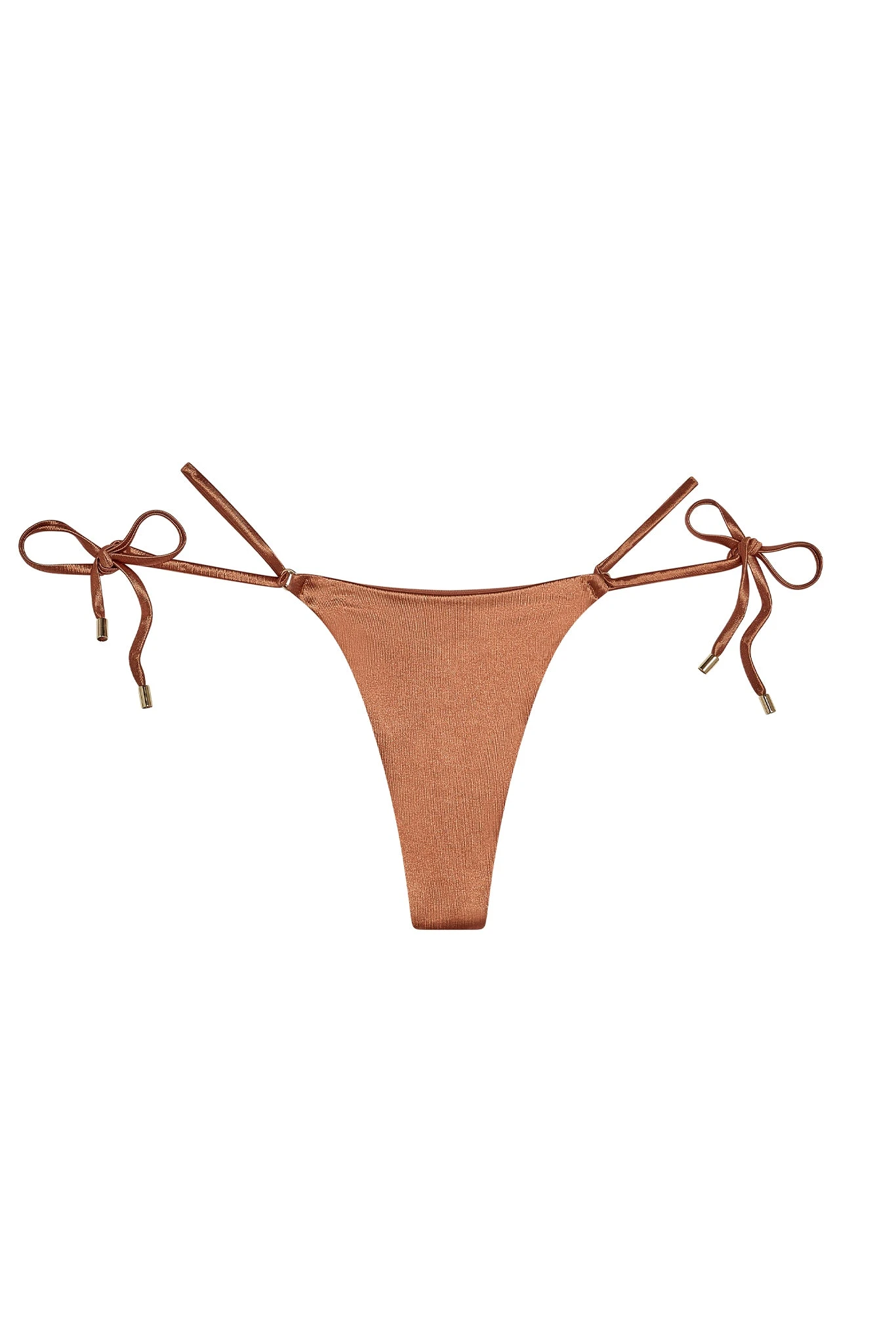 Hanalei Bottom - Bronze Shiny Jersey 1 Hanalei Bottom - Bronze Shiny Jersey