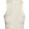 Key West Top - Ivory Petit Crochet