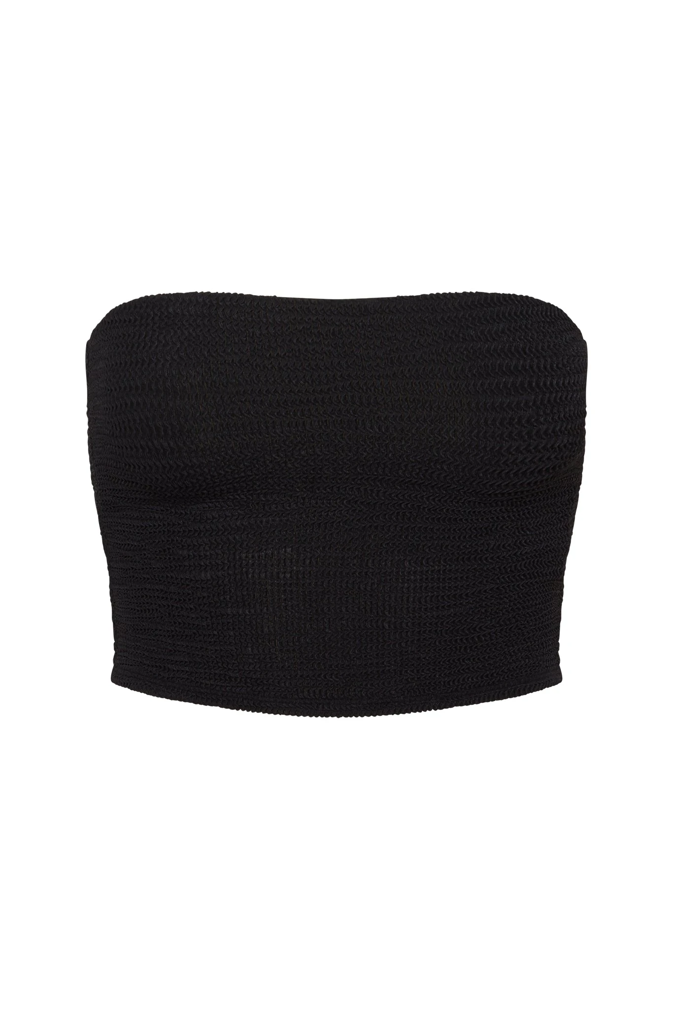 Laguna Top - Black Crinkle 1 Laguna Top - Black Crinkle