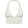 Laurel Canyon Knitwear Top - White Rib