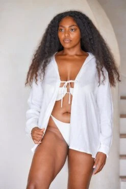 Lac De Sainte Croix Shirt - White -Sunny Tide Shop Lac De Sainte Croix Shirt White 7