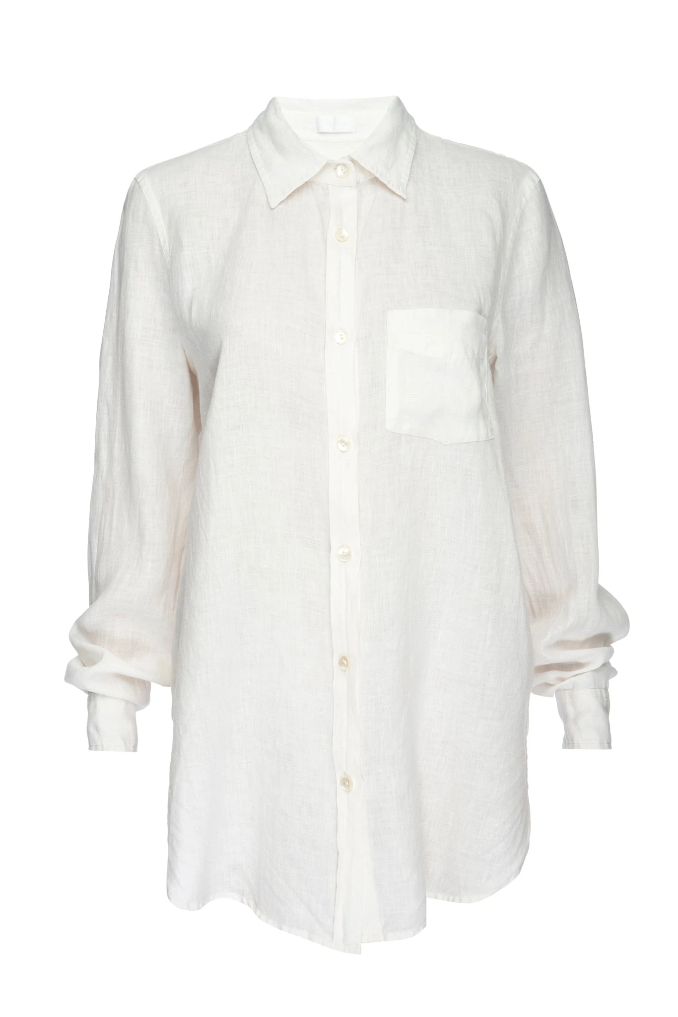 Monaco Linen Shirt - White 1 Monaco Linen Shirt - White