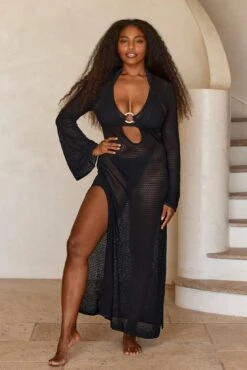 Montego Dress - Black 15 Montego Dress - Black -Sunny Tide Shop Montego Dress Black 6