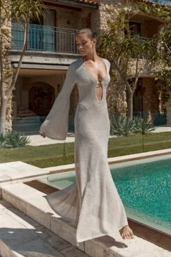 Montego Dress - Pearl Shimmer -Sunny Tide Shop Montego Dress Pearl Shimmer 1