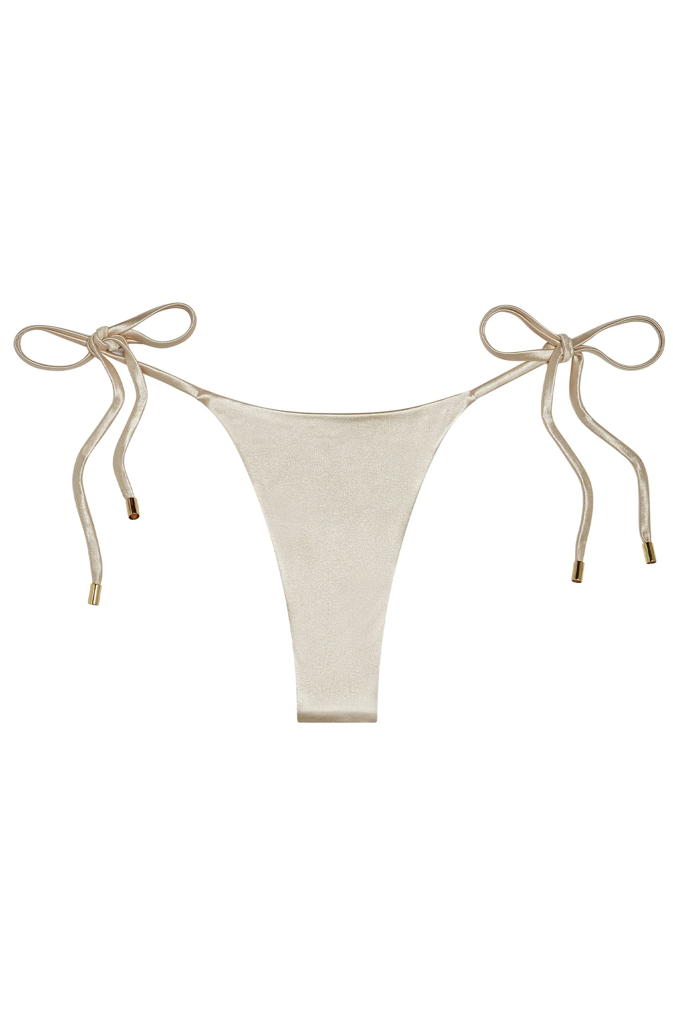 Palma Bottom - Champagne Shiny Jersey 1 Palma Bottom - Champagne Shiny Jersey