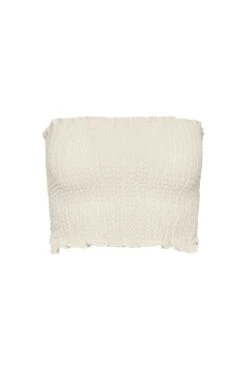 Rio Top - Ivory Crinkle Linen