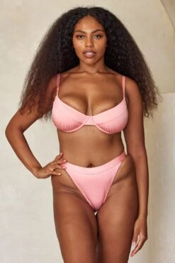 Santorini Bottom - Guava Wide Rib -Sunny Tide Shop SANTC1