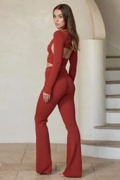 Silver Lake Knitwear Bolero - Copper Rib -Sunny Tide Shop Silver Lake Knitwear Bolero Copper Rib 3