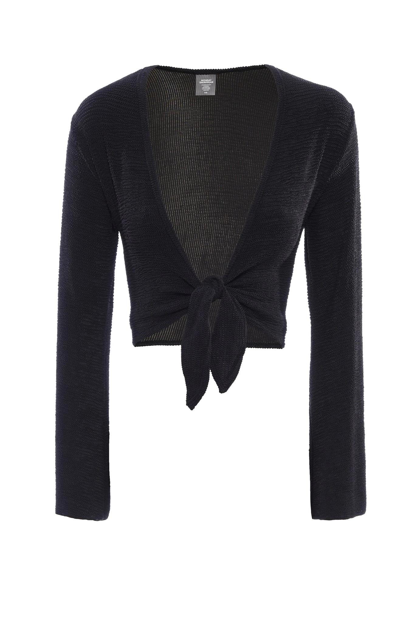 St. Barth's Top - Black Crinkle 1 St. Barth's Top - Black Crinkle