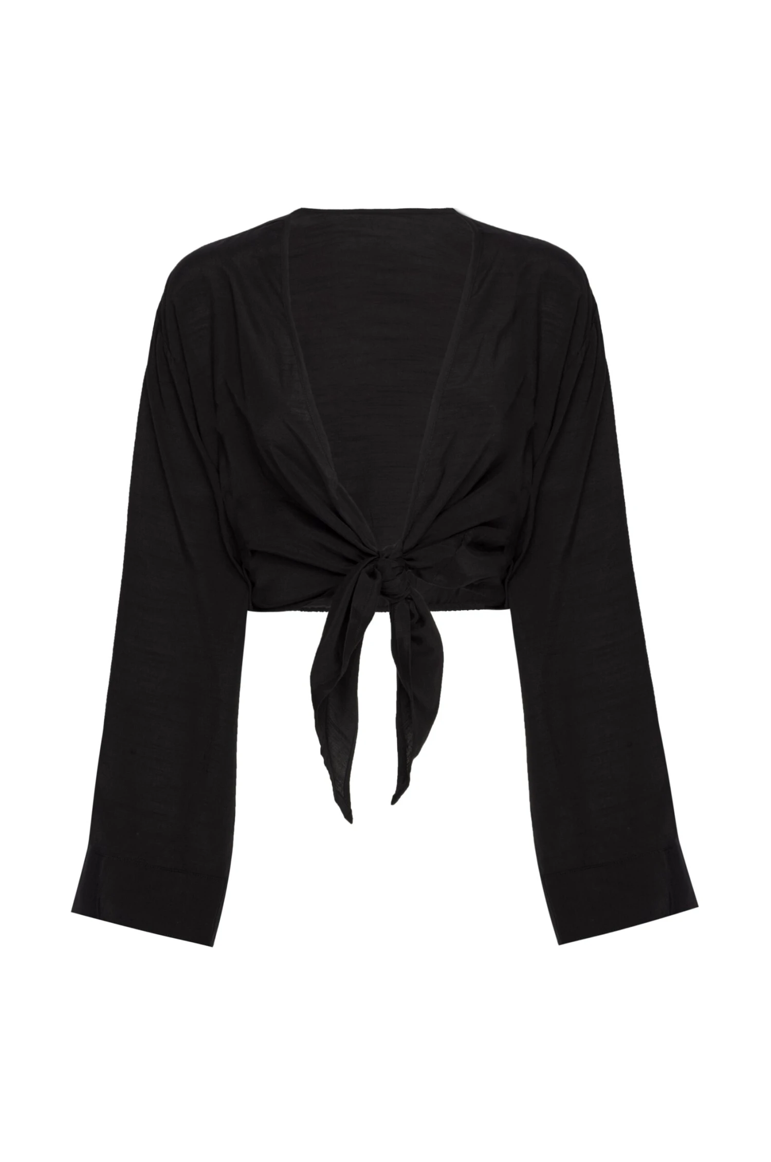 Tahiti Tie Top - Black 1 Tahiti Tie Top - Black