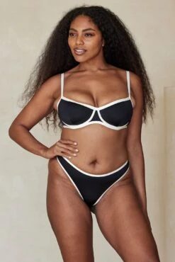 Somerset Top - Black/Ivory -Sunny Tide Shop TT1