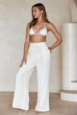 Tahiti Pant - Ivory -Sunny Tide Shop Tahiti Pant 1