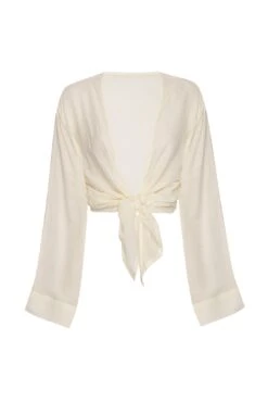 Tahiti Tie Top - Ivory