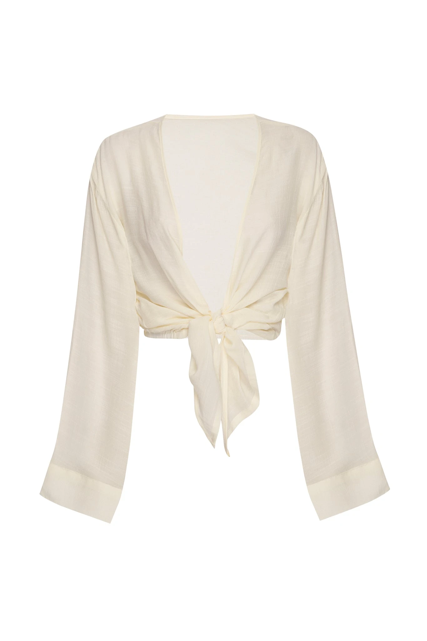Tahiti Tie Top - Ivory 1 Tahiti Tie Top - Ivory